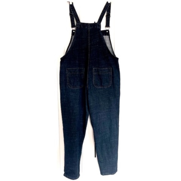 AC32 Dark Denim Bib Overalls - Picture 3 of 6